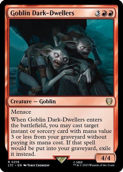 Goblin Dark Dwellers Commander: The Lord of the Rings: Tales of Middle-earth Magic card