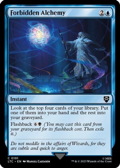 Forbidden Alchemy Commander: The Lord of the Rings: Tales of Middle-earth Magic card