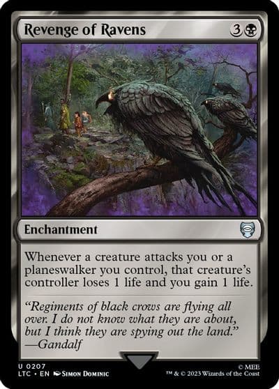 Revenge of Ravens Commander: The Lord of the Rings: Tales of Middle-earth Magic card
