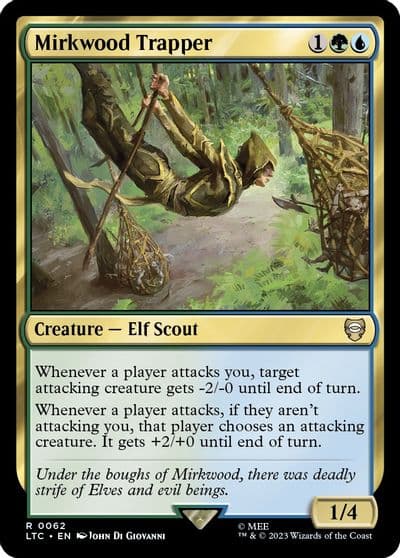 Mirkwood Trapper Commander: The Lord of the Rings: Tales of Middle-earth Magic card