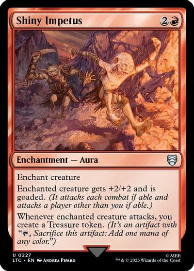 Shiny Impetus Commander: The Lord of the Rings: Tales of Middle-earth Magic card
