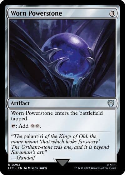 Worn Powerstone Commander: The Lord of the Rings: Tales of Middle-earth Magic card