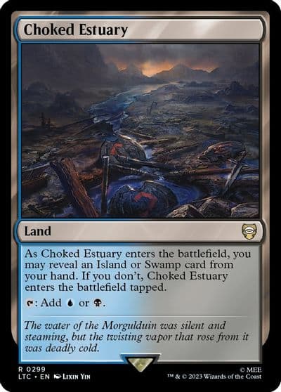 Choked Estuary Commander: The Lord of the Rings: Tales of Middle-earth Magic card