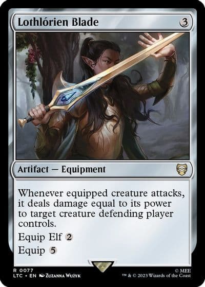Lothlorien Blade Commander: The Lord of the Rings: Tales of Middle-earth Magic card
