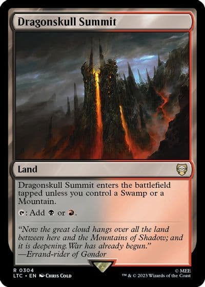 Dragonskull Summit Commander: The Lord of the Rings: Tales of Middle-earth Magic card
