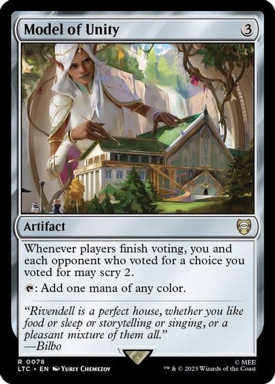 Model of Unity Commander: The Lord of the Rings: Tales of Middle-earth Magic card