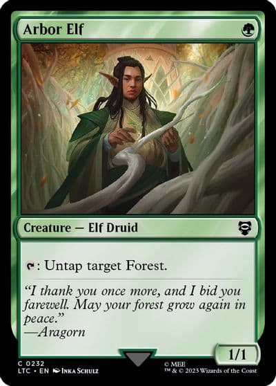 Arbor Elf Commander: The Lord of the Rings: Tales of Middle-earth Magic card
