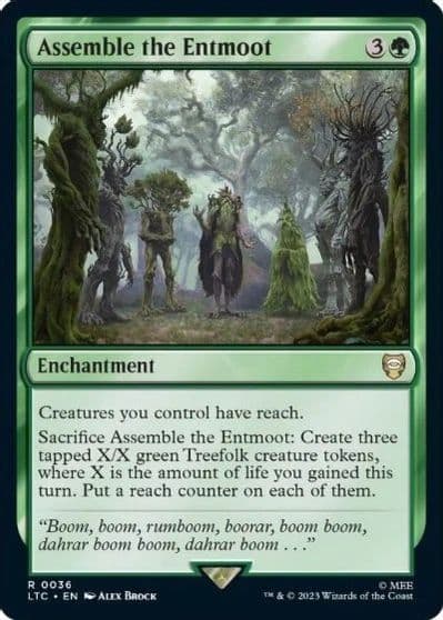 Assemble the Entmoot Commander: The Lord of the Rings: Tales of Middle-earth Magic card
