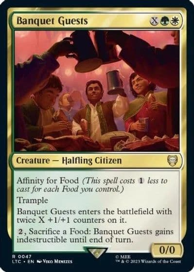 Banquet Guests Commander: The Lord of the Rings: Tales of Middle-earth Magic card