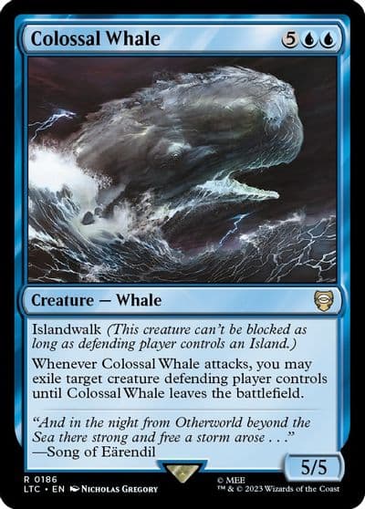 Colossal Whale Commander: The Lord of the Rings: Tales of Middle-earth Magic card