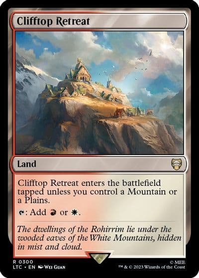 Clifftop Retreat Commander: The Lord of the Rings: Tales of Middle-earth Magic card