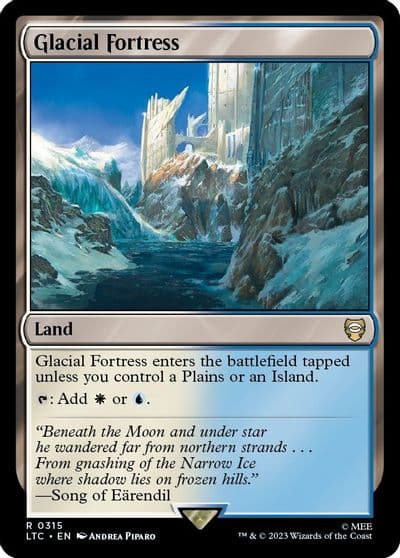 Glacial Fortress Commander: The Lord of the Rings: Tales of Middle-earth Magic card