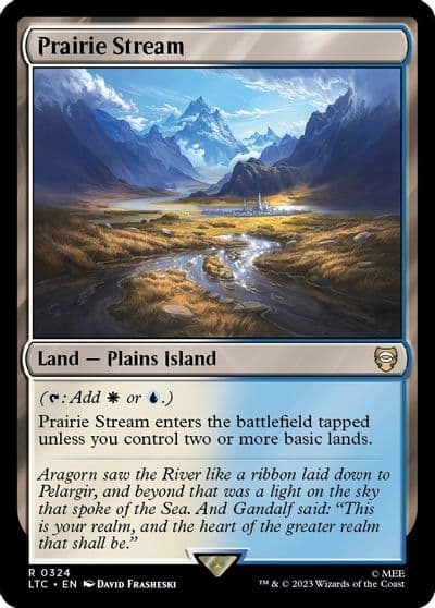 Prairie Stream Commander: The Lord of the Rings: Tales of Middle-earth Magic card