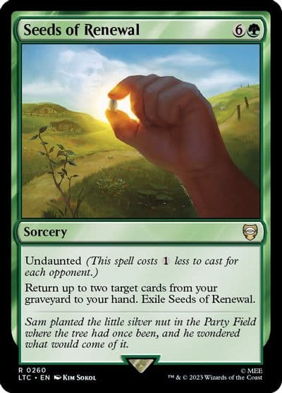 Seeds of Renewal Commander: The Lord of the Rings: Tales of Middle-earth Magic card