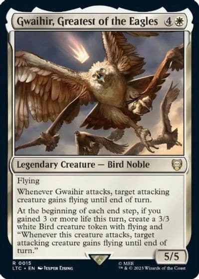 Gwaihir Greatest of the Eagles Commander: The Lord of the Rings: Tales of Middle-earth Magic card