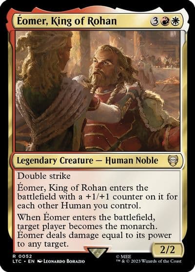 Eomer King of Rohan Commander: The Lord of the Rings: Tales of Middle-earth Magic card