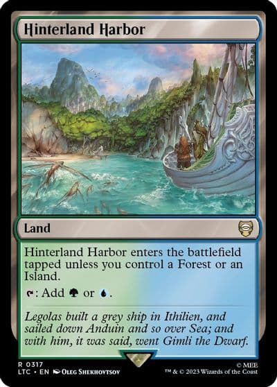 Hinterland Harbor Commander: The Lord of the Rings: Tales of Middle-earth Magic card