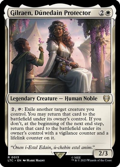 Gilraen Dunedain Protector Commander: The Lord of the Rings: Tales of Middle-earth Magic card
