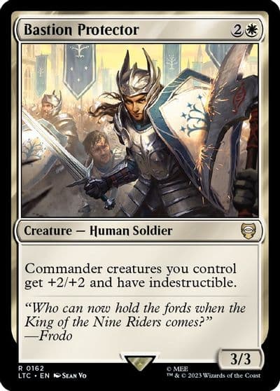 Bastion Protector Commander: The Lord of the Rings: Tales of Middle-earth Magic card