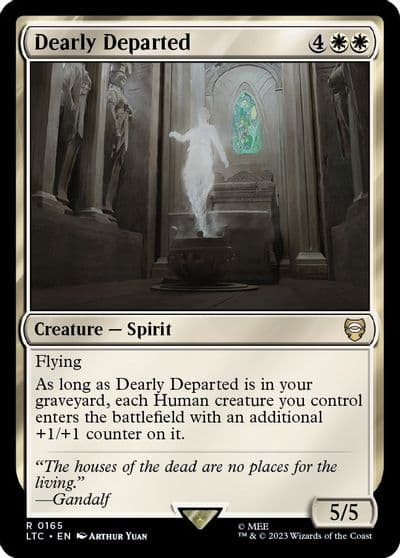 Dearly Departed Commander: The Lord of the Rings: Tales of Middle-earth Magic card