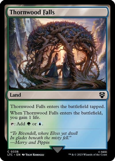 Thornwood Falls Commander: The Lord of the Rings: Tales of Middle-earth Magic card