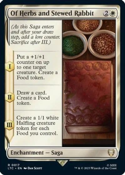 Of Herbs and Stewed Rabbit Commander: The Lord of the Rings: Tales of Middle-earth Magic card