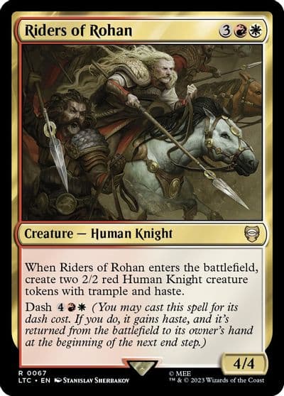 Riders of Rohan Commander: The Lord of the Rings: Tales of Middle-earth Magic card