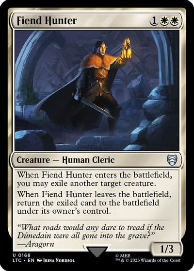 Fiend Hunter Commander: The Lord of the Rings: Tales of Middle-earth Magic card