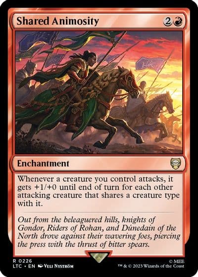 Shared Animosity Commander: The Lord of the Rings: Tales of Middle-earth Magic card