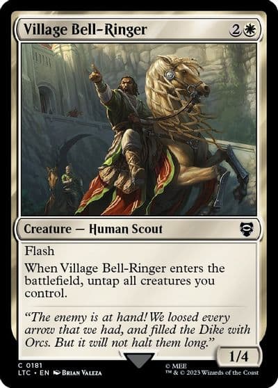 Village Bell Ringer Commander: The Lord of the Rings: Tales of Middle-earth Magic card