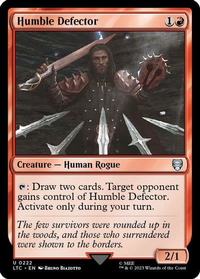 Humble Defector Commander: The Lord of the Rings: Tales of Middle-earth Magic card