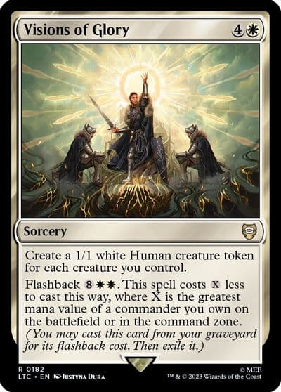 Visions of Glory Commander: The Lord of the Rings: Tales of Middle-earth Magic card