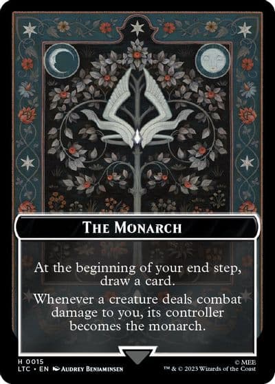 The Monarch Treasure Double Sided Token Commander: The Lord of the Rings: Tales of Middle-earth Magic card