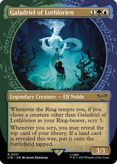 Galadriel of Lothlorien Showcase Universes Beyond: The Lord of the Rings: Tales of Middle-earth Magic card