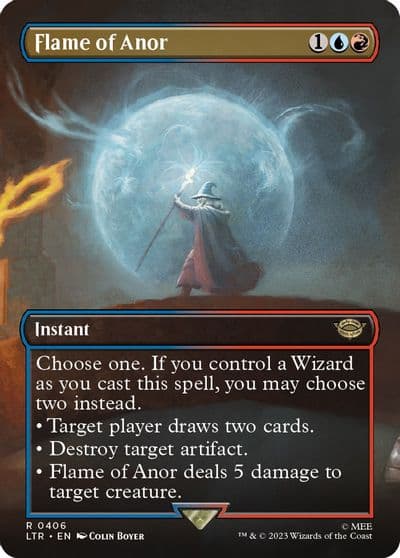 Flame of Anor Borderless Universes Beyond: The Lord of the Rings: Tales of Middle-earth Magic card