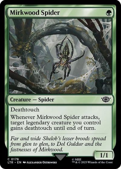 Mirkwood Spider Universes Beyond: The Lord of the Rings: Tales of Middle-earth Magic card