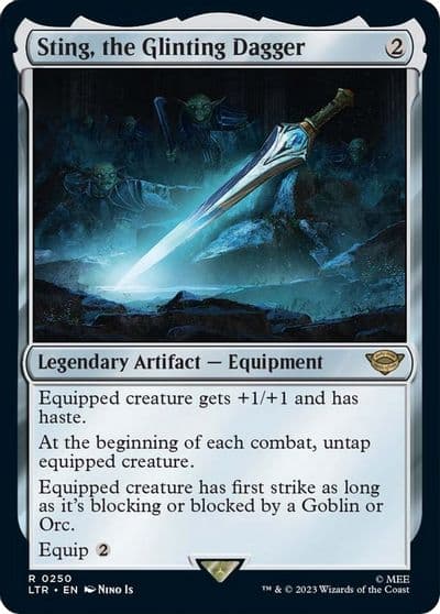 Sting the Glinting Dagger Universes Beyond: The Lord of the Rings: Tales of Middle-earth Magic card