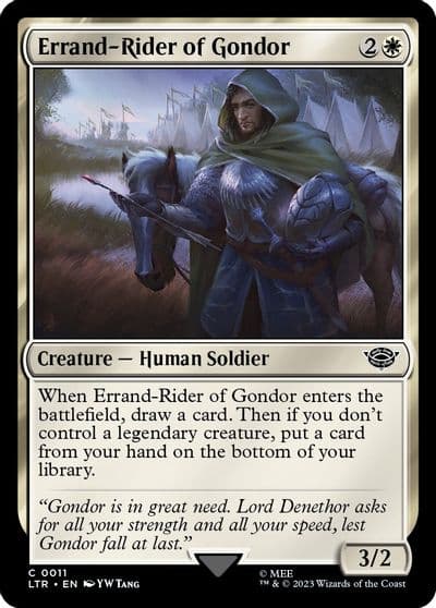 Errand Rider of Gondor Universes Beyond: The Lord of the Rings: Tales of Middle-earth Magic card