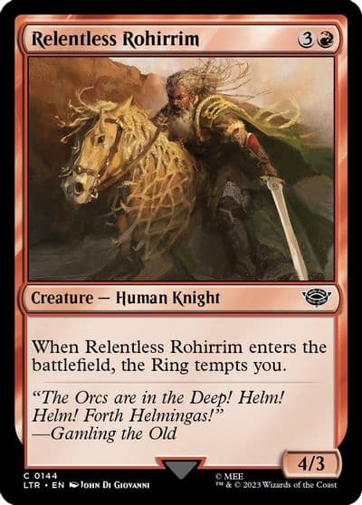 Relentless Rohirrim Universes Beyond: The Lord of the Rings: Tales of Middle-earth Magic card