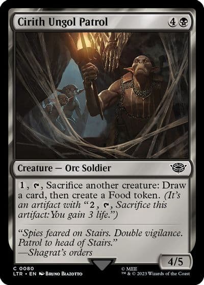 Cirith Ungol Patrol Universes Beyond: The Lord of the Rings: Tales of Middle-earth Magic card