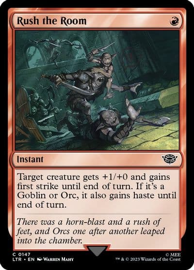 Rush the Room Universes Beyond: The Lord of the Rings: Tales of Middle-earth Magic card