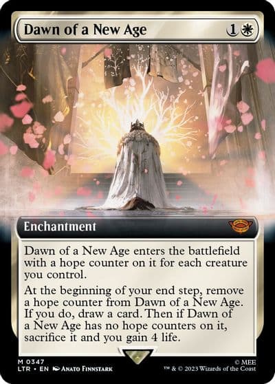 Dawn of a New Age Extended Art Universes Beyond: The Lord of the Rings: Tales of Middle-earth Magic card