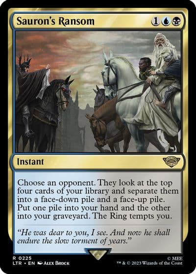 Saurons Ransom Universes Beyond: The Lord of the Rings: Tales of Middle-earth Magic card