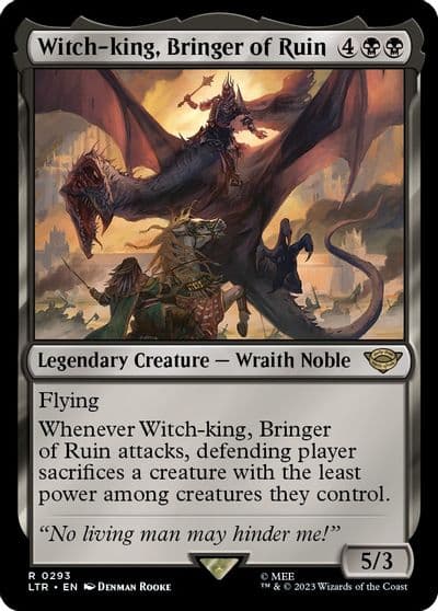 Witch king Bringer of Ruin Universes Beyond: The Lord of the Rings: Tales of Middle-earth Magic card