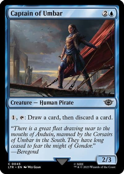 Captain of Umbar Universes Beyond: The Lord of the Rings: Tales of Middle-earth Magic card