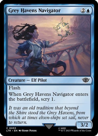 Grey Havens Navigator Universes Beyond: The Lord of the Rings: Tales of Middle-earth Magic card
