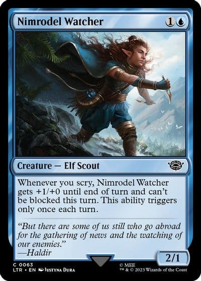 Nimrodel Watcher Universes Beyond: The Lord of the Rings: Tales of Middle-earth Magic card