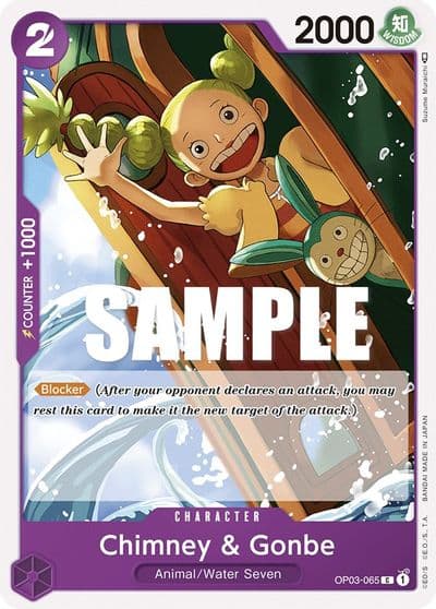 Chimney and Gonbe Pillars of Strength One Piece card