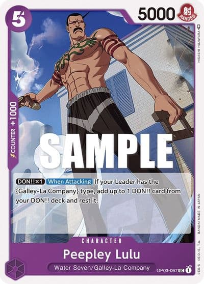 Peepley Lulu Pillars of Strength One Piece card