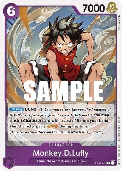 MonkeyDLuffy Pillars of Strength One Piece card